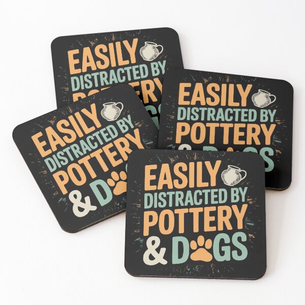 Item preview, Pottery And Dogs Easily Distracted Kiln Potters Dog Lovers Men Women designed and sold by KotexTemu.