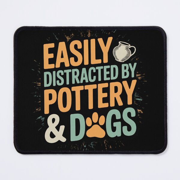 Item preview, Pottery And Dogs Easily Distracted Kiln Potters Dog Lovers Men Women designed and sold by KotexTemu.