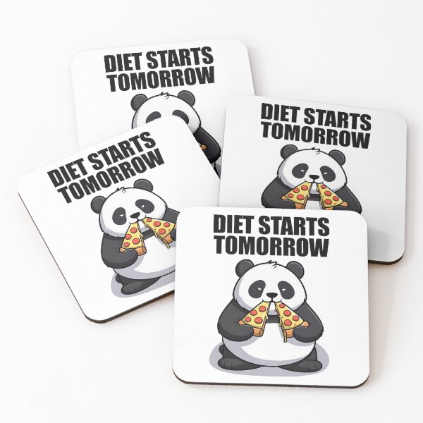 Item preview, Pizza Panda – Funny Diet Tomorrow Cute Food Humor Design designed and sold by Taans-Creation.