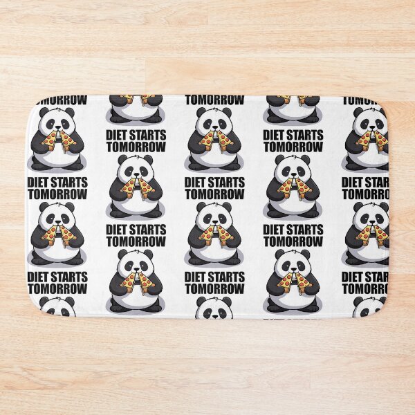 Item preview, Pizza Panda – Funny Diet Tomorrow Cute Food Humor Design designed and sold by Taans-Creation.