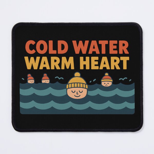 Item preview, Cold Water, Warm Heart – Wild Swimming & Cold Dip Lover designed and sold by MiowandMolly.