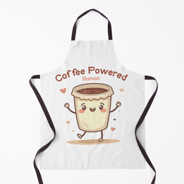 Item preview, Coffee Powered Human T-Shirt - Cute Coffee Lover Caffeine Energy Tee designed and sold by Design-Pro-21.