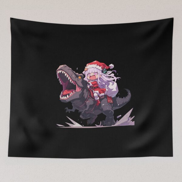 Item preview, Kyoko Kirigiri Christmas Dinosaur Ride Danganronpa Anime designed and sold by HumbertoValveno.