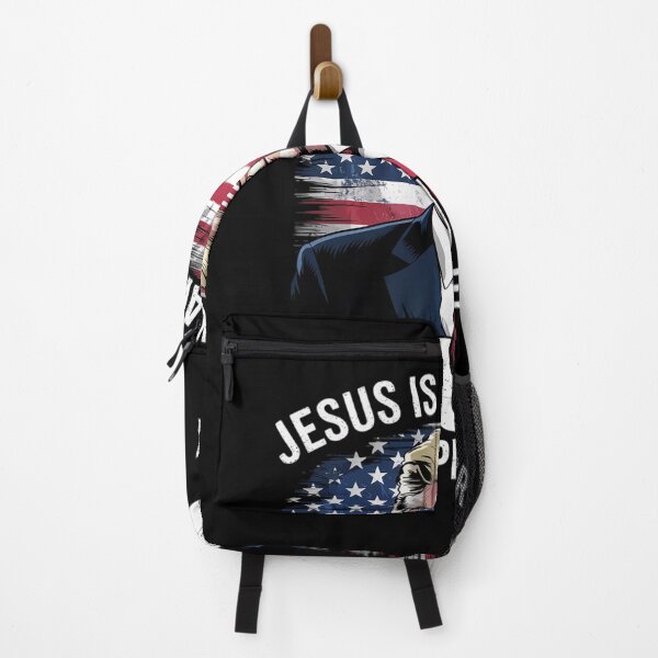 Item preview, USA Flag Jesus Is My Savior Trump Is My President Women Men designed and sold by PowAcademy.