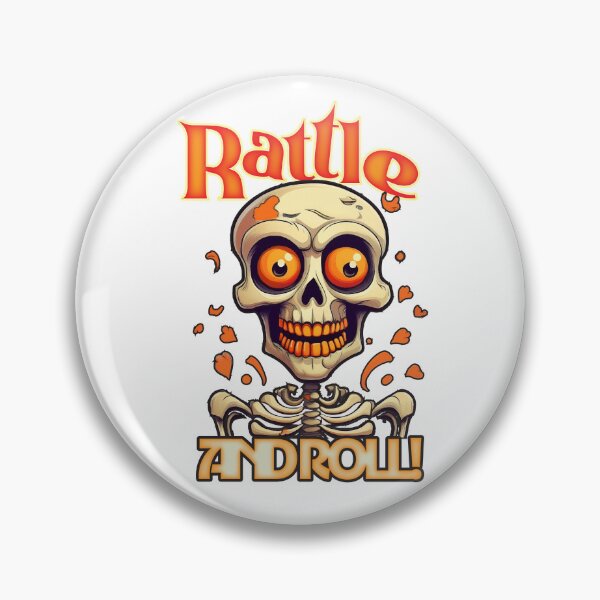Item preview, Silly Skeleton Quoting "Rattle and Roll" designed and sold by Art-Horizon.