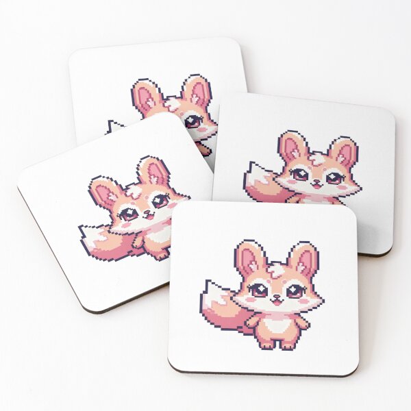 Item preview, Pastel Bunny-Fox Puff Sprite designed and sold by Pixel Girl Aesthetic Studio.