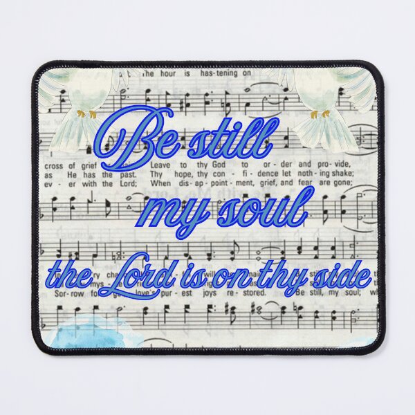 Item preview, Be Still my Soul Hymn watercolor designed and sold by stella literarium.