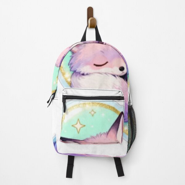 Item preview, Dreamy Sleeping Baby Fox Sticker HD designed and sold by MiniPrintMagic.