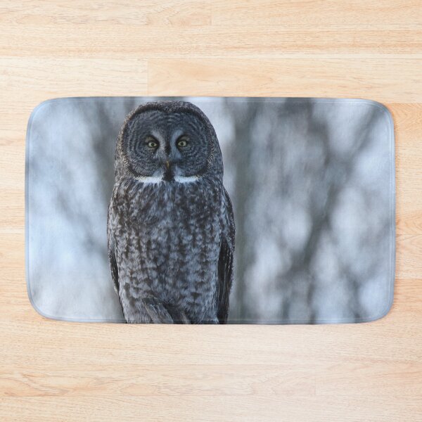 Item preview, Great gray staring contest designed and sold by locustgirl.