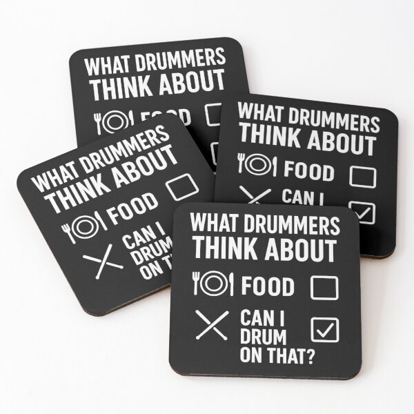 Item preview, What Drummers Think About Marching Band Drumming designed and sold by NightWisdom.