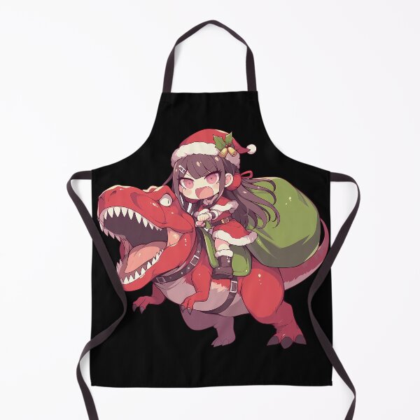 Item preview, Toko Fukawa Christmas Dinosaur Ride Danganronpa Anime designed and sold by HumbertoValveno.
