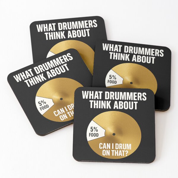 Item preview, What Drummers Think About Marching Band Drumming Rock Band designed and sold by NightWisdom.