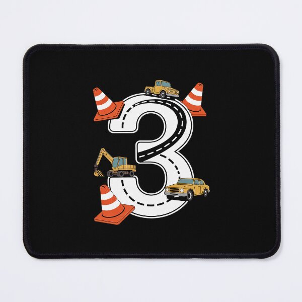 Item preview, 3rd Construction Birthday Party Excavator Boys 3 Years Old  designed and sold by PowAcademy.
