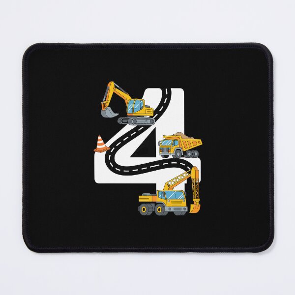 Item preview, 4th Construction Birthday Party Excavator Boys 4 Years Old  designed and sold by CombatTask.