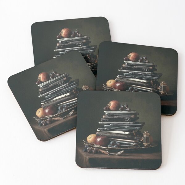 Item preview, Modern Still Life with stack of smartphones designed and sold by lautir.