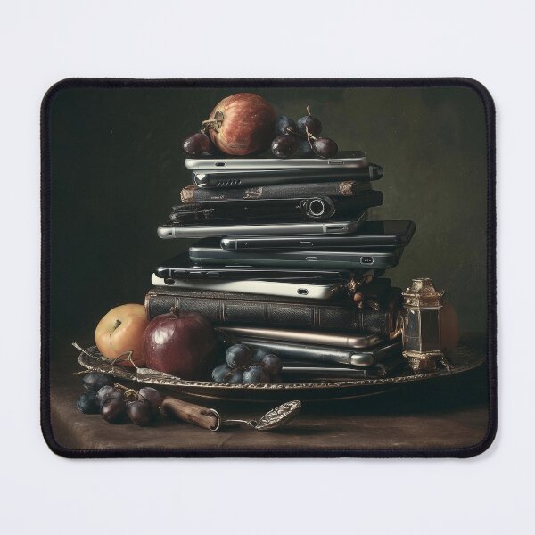 Item preview, Modern Still Life with stack of smartphones designed and sold by lautir.