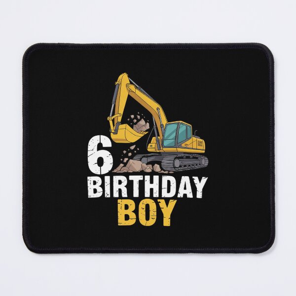 Item preview, 6 Years Old Birthday Boy Construction Birthday Party  designed and sold by PowAcademy.