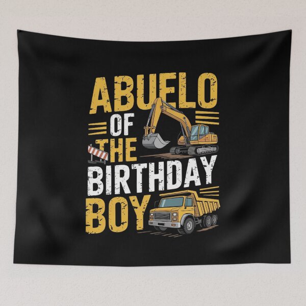 Item preview, Abuelo Of The Birthday Boy Construction Worker Birthday  designed and sold by CombatTask.