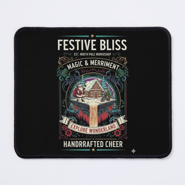 Item preview, Festive Bliss – Vintage Christmas Wonderland Design designed and sold by Dogandesighn.