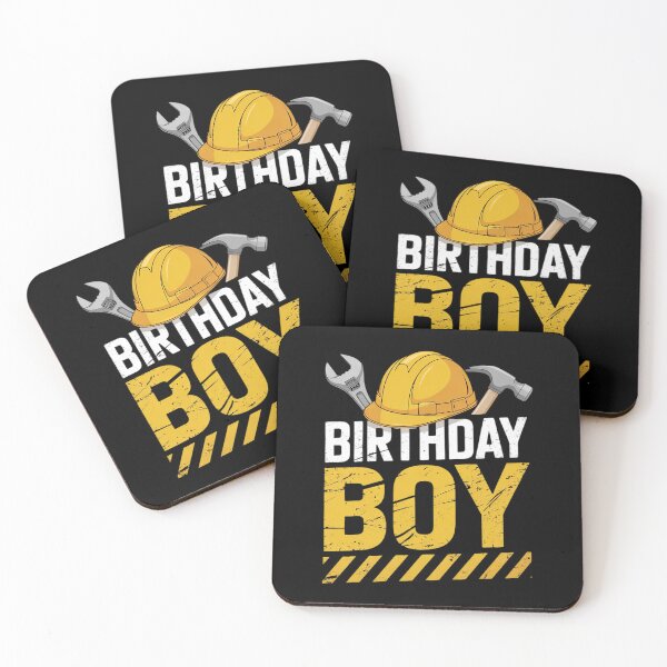 Item preview, Birthday Boy Construction Birthday Party Hat Boys  designed and sold by CombatTask.