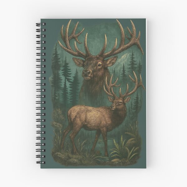 Item preview, Elk Vintage Northern Wilderness designed and sold by Sturdust.