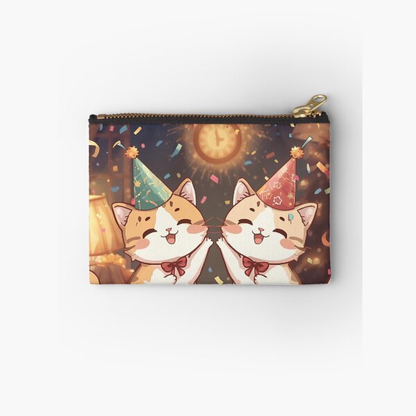Item preview, Kawaii Cats New Year Countdown – Festive 2026 Celebration Art designed and sold by WildlifeWhimsy.