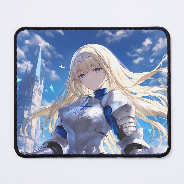 Item preview, Ais Wallenstein Danmachi Anime Girl Waifu Knight Armor Sky Strength Valor designed and sold by HumbertoValveno.