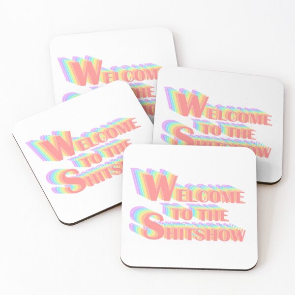 Item preview, Welcome to the Shitshow Popart Text designed and sold by BetweenTwoPages.