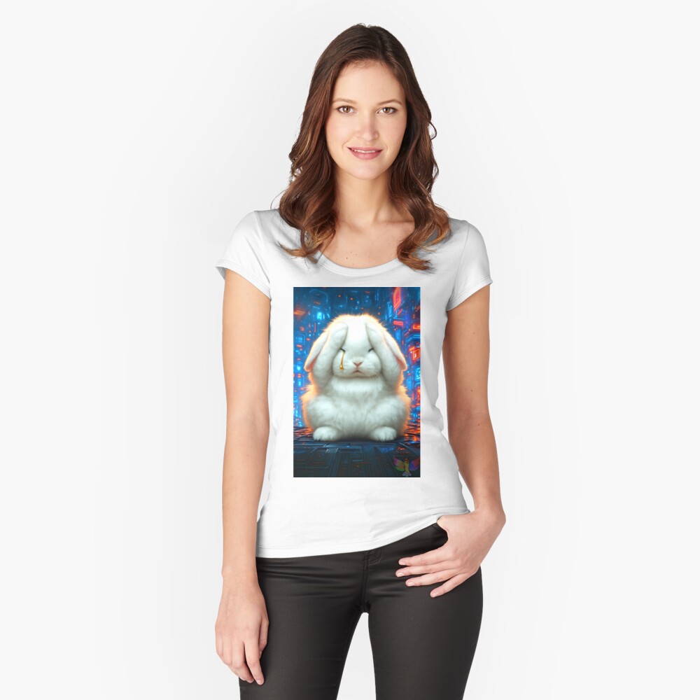 Item preview, Fitted Scoop T-Shirt designed and sold by taletellerclub.