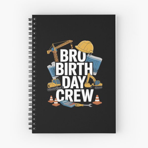 Item preview, Bro Birthday Crew Brother Construction Birthday Party  designed and sold by PowAcademy.