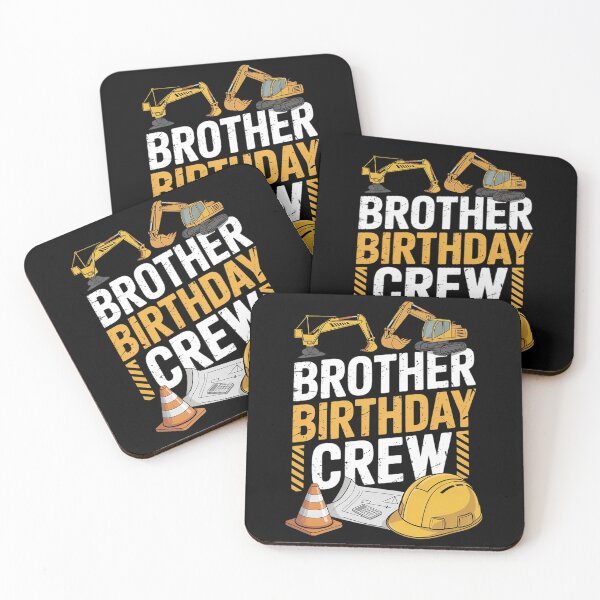 Item preview, Brother Birthday Crew Construction Birthday Party  designed and sold by CombatTask.