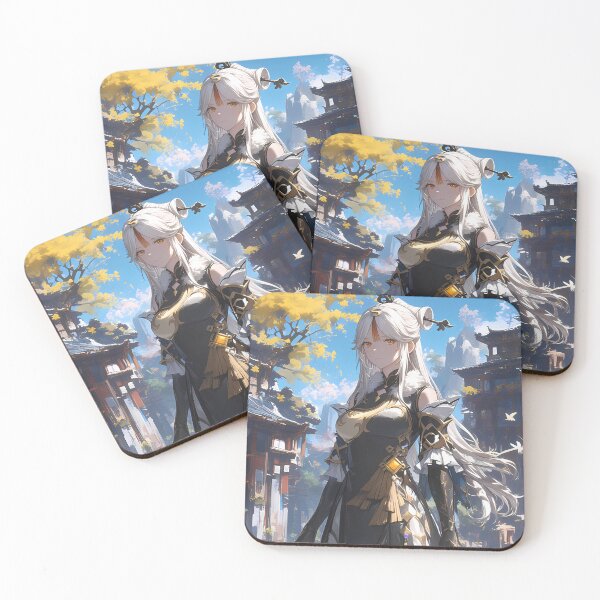 Item preview, Ningguang Genshin Impact Game Girl Waifu Liyue Autumn Sky Tradition Grace designed and sold by HumbertoValveno.