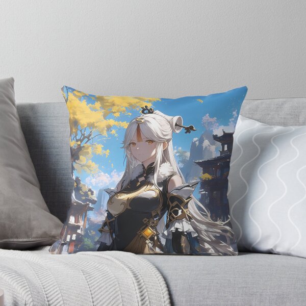 Item preview, Ningguang Genshin Impact Game Girl Waifu Liyue Autumn Sky Tradition Grace designed and sold by HumbertoValveno.