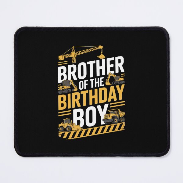 Item preview, Brother of the Birthday Boy Construction Worker Bday Party designed and sold by PowAcademy.