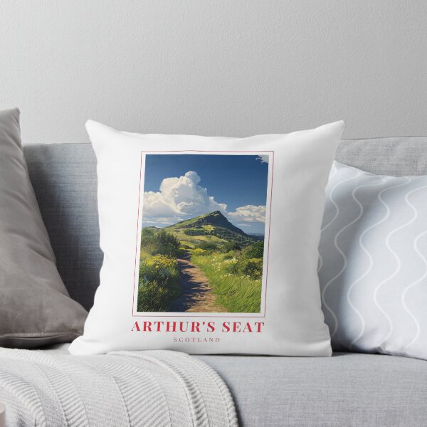 Item preview, Arthur’s Seat Edinburgh Illustration – Extinct Volcano, Holyrood Park & Cultural Landscape designed and sold by MapMyMiles.
