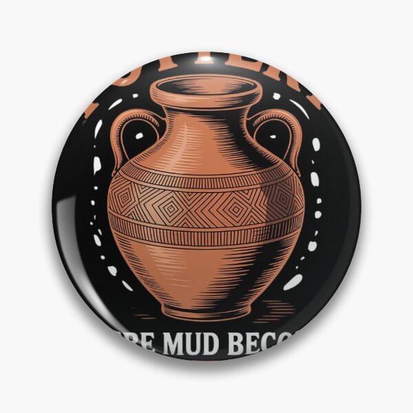 Item preview, Pottery Where Mud Becomes Art Clay Potter Kiln Pot Making  designed and sold by InspiredFoul.