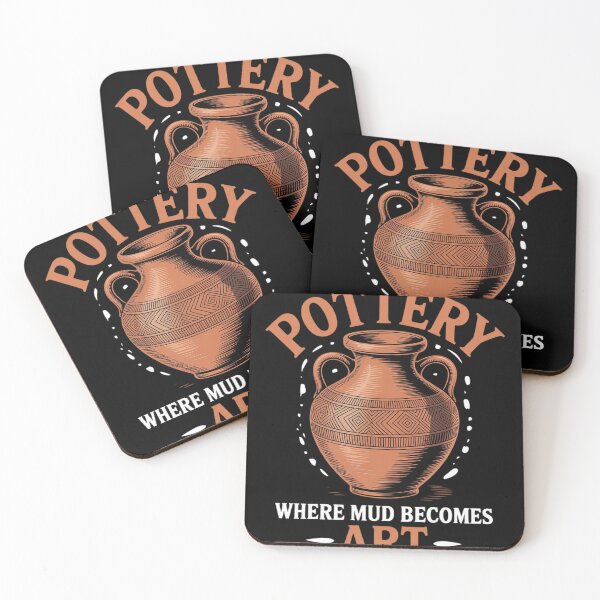 Item preview, Pottery Where Mud Becomes Art Clay Potter Kiln Pot Making  designed and sold by InspiredFoul.