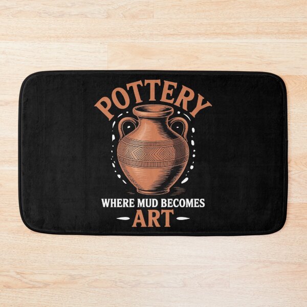 Item preview, Pottery Where Mud Becomes Art Clay Potter Kiln Pot Making  designed and sold by InspiredFoul.