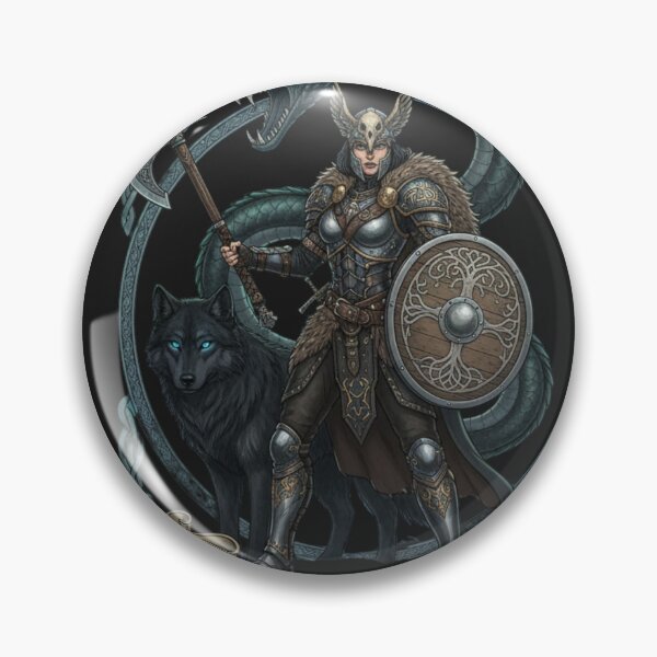 Item preview, Ankhi – The Valkyrie Wolfborne designed and sold by Dream Bloom Gallery.