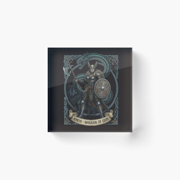 Item preview, Ankhi – The Valkyrie Wolfborne designed and sold by Dream Bloom Gallery.