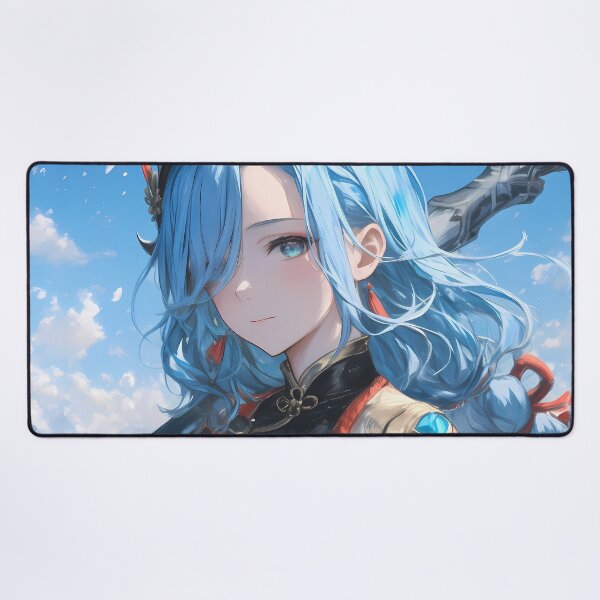 Item preview, Shenhe Genshin Impact Game Girl Waifu Snow Mountain Frost Calm Elegance designed and sold by HumbertoValveno.