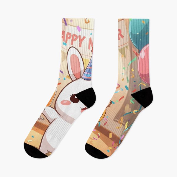 Item preview, Midnight Bunny Countdown – New Year 2026 Celebration Art designed and sold by WildlifeWhimsy.