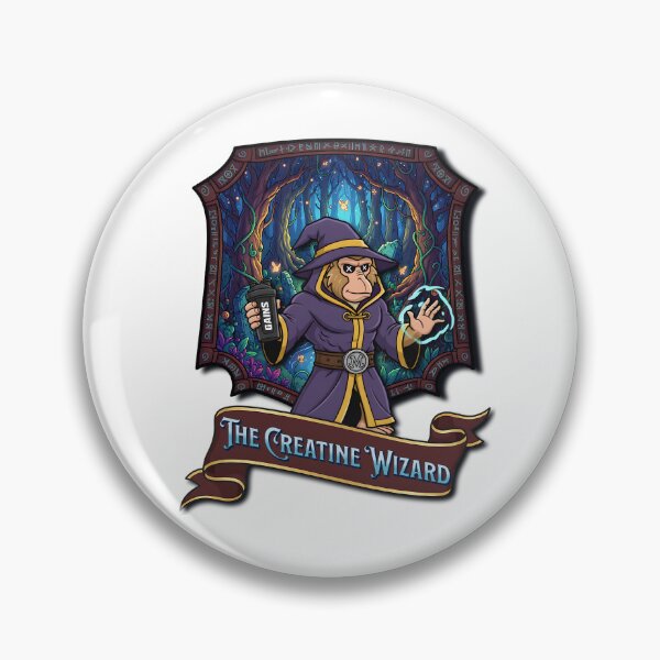 Item preview, The Creatine Wizard | Beak Bros Mythical Gym Collection designed and sold by BeakBros.