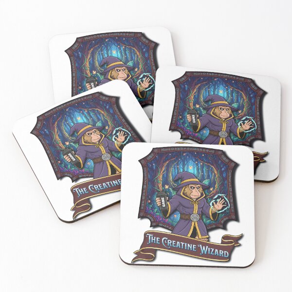 Item preview, The Creatine Wizard | Beak Bros Mythical Gym Collection designed and sold by BeakBros.