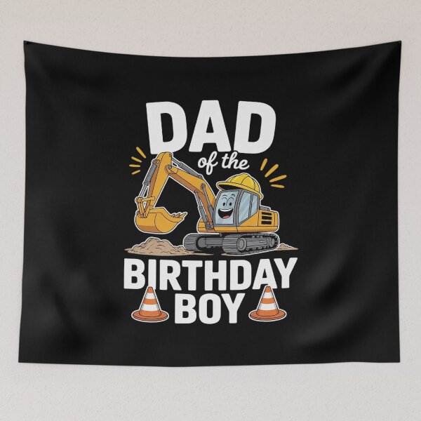 Item preview, Construction Boy's Birthday Party Dad of the Birthday Boy  designed and sold by PowAcademy.
