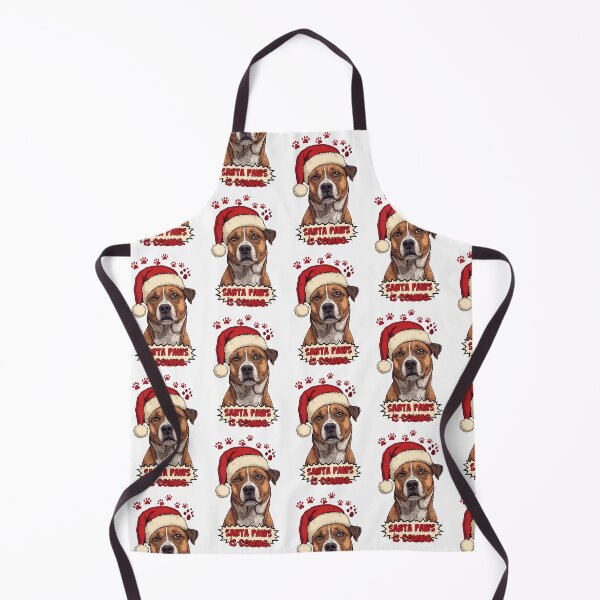 Item preview, Santa Paws Is Coming ver 1 – Cute Winking Dog Christmas Cartoon Design designed and sold by mndesignworx.