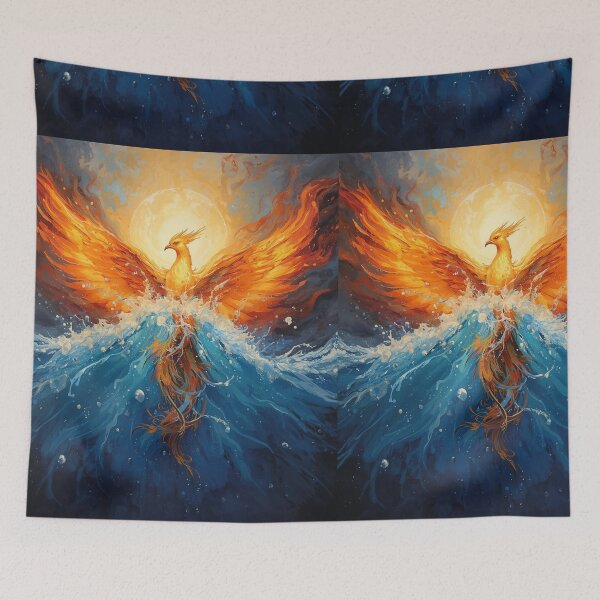 Item preview, fiery phoenix from the water designed and sold by Dedokris.
