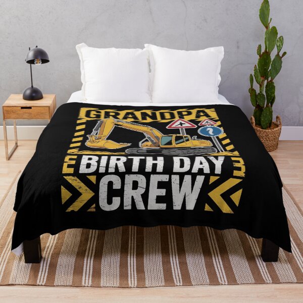 Item preview, Construction Themed Birthday Men Birthday Crew Grandpa2 designed and sold by PowAcademy.