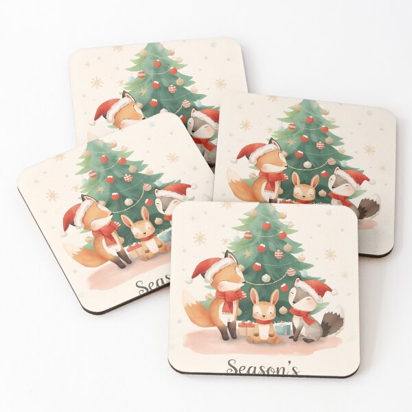 Item preview, Winter Critters Festive Gathering designed and sold by ChicTrendz.