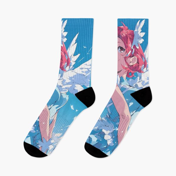 Item preview, Nonon Jakuzure Kill La Kill Anime Girl Waifu Cute Feather Sky Motion designed and sold by HumbertoValveno.